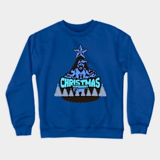 Christmas Superhero Crewneck Sweatshirt